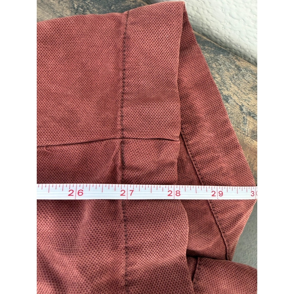 Free People Wide-Leg Dwell On Dreams Pleated High Waisted Trouser Size 4 in Rust - Picture 8 of 10